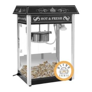 Popcorn Maschine „Retro Black“ | Blend Events