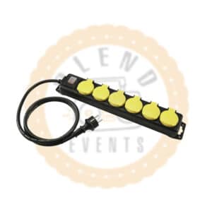 Steckdosenleiste 6-Fach IP44 mieten | Blend Events