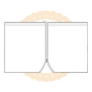 Seitenwand Eingang Faltpavillon 2m weiß mieten | Blend Events