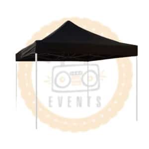 Faltpavillon 3x3m schwarz mieten | Blend Events